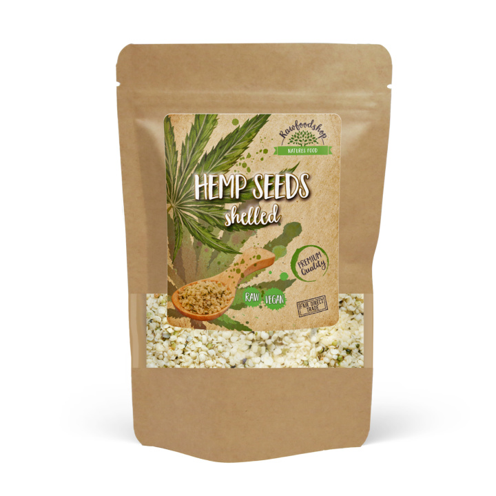 Hampunsiemeniä Kuorittuja 500g ryhmässä Raaka-aineet / Terveysruoka / Hamppu @ Rawfoodshop Scandinavia AB (HEMEU5)