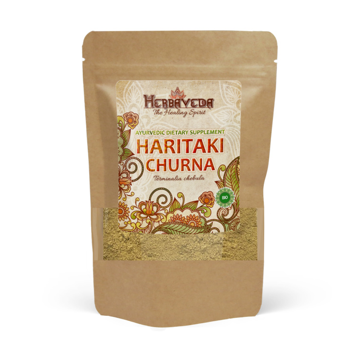 Haritaki Churna LUOMU 250g ryhmässä Ravintolisät / Yrtit ja Kasvit @ Rawfoodshop Scandinavia AB (HERBA04-250)
