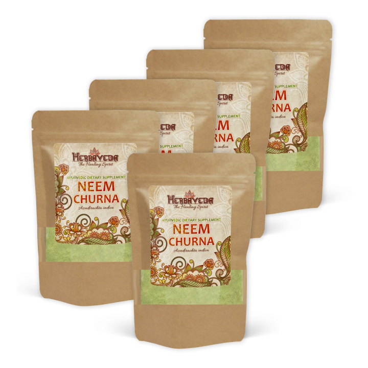 Neem Churna 250g x 5 pakettia ryhmässä Ravintolisät / Yrtit ja Kasvit / Yrtit @ Rawfoodshop Scandinavia AB (HERBA17-250-SET5)