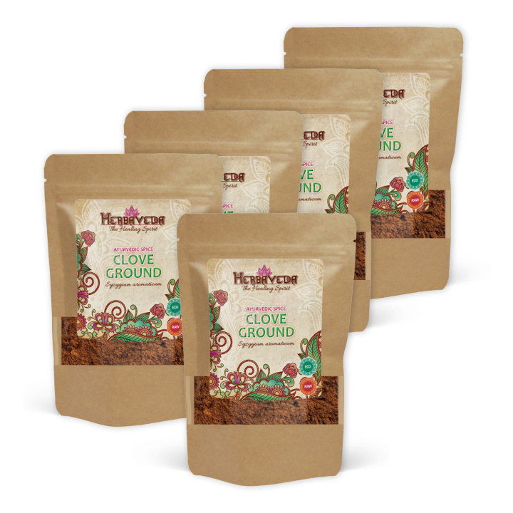 Neilikka Jauhettu LUOMU 50g x 5 pakettia ryhmässä Raaka-aineet / Ruokakomero / Mausteet & Suola @ Rawfoodshop Scandinavia AB (HERBA97-SET5)