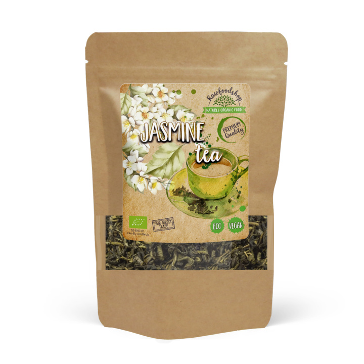 Jasmiinitee LUOMU 100g ryhmässä Raaka-aineet / Juomat / Teet @ Rawfoodshop Scandinavia AB (JAS01)