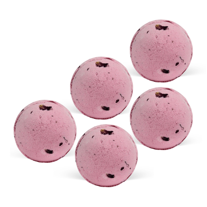 Badipommi Rose & Petals 180g x 5 kpl ryhmässä Iho & Vartalo / Kylpy & Spa / Kylpypommit & Kylpyvaahto @ Rawfoodshop Scandinavia AB (JBB04-SET5)