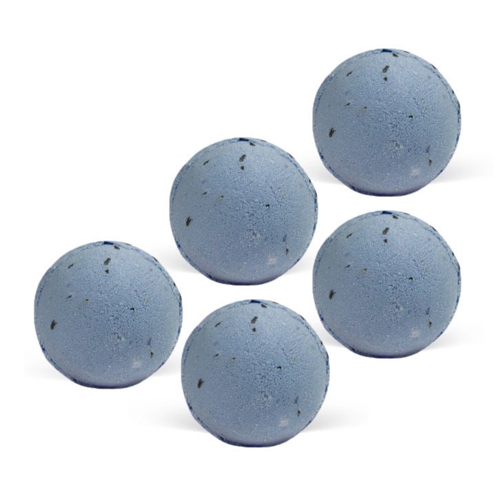 Badipommi Lavender & Seeds 180g x 5 kpl ryhmässä Iho & Vartalo / Kylpy & Spa / Kylpypommit & Kylpyvaahto @ Rawfoodshop Scandinavia AB (JBB06-SET5)