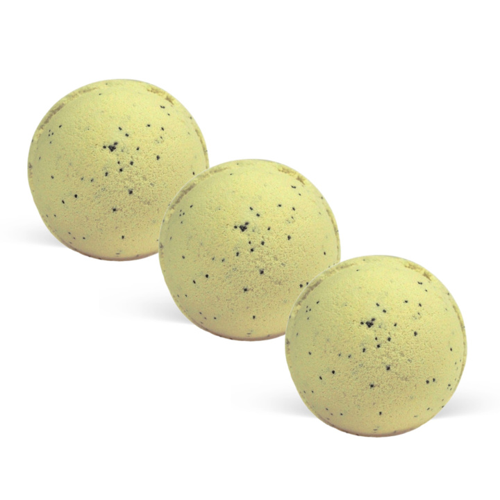 Badipommi Simply Vanilla 180g x 3 kpl ryhmässä Iho & Vartalo / Kylpy & Spa / Kylpypommit & Kylpyvaahto @ Rawfoodshop Scandinavia AB (JBB22-SET3)