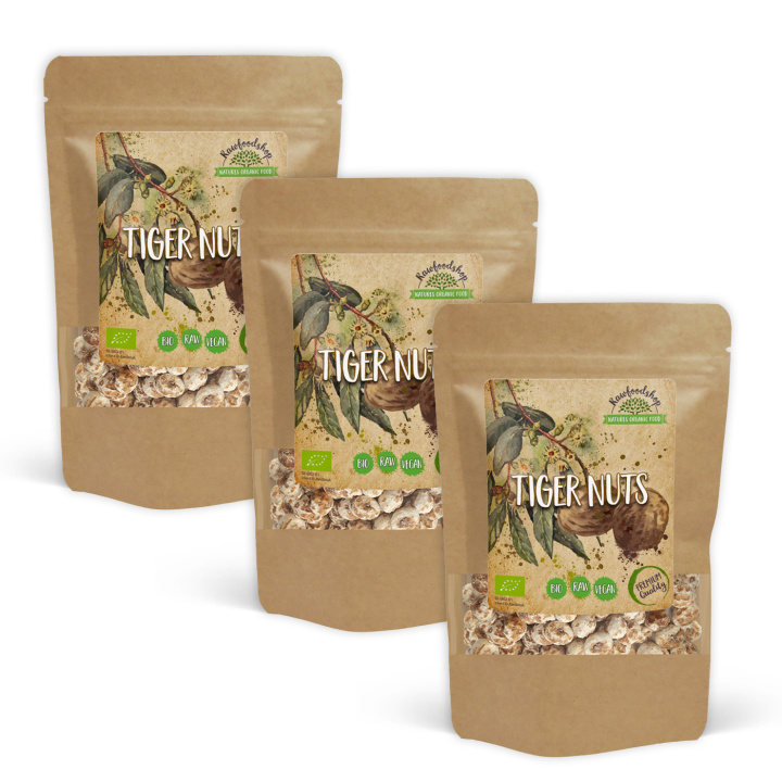 Tiikeripähkinä LUOMU 1kg x 3 pakettia ryhmässä Raaka-aineet / Pähkinät / Jauhetut mantelit @ Rawfoodshop Scandinavia AB (JMT1000-SET3)