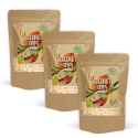 Kookoschipsit Premium Paahdetut LUOMU 200g x 3 pakettia