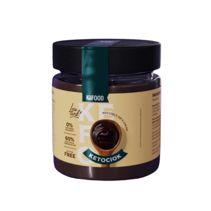 Hasselpähkinä- ja Kaakaovoi Keto 250g ryhmässä Raaka-aineet / Pähkinät / Pähkinävoit @ Rawfoodshop Scandinavia AB (KEFOOD04)