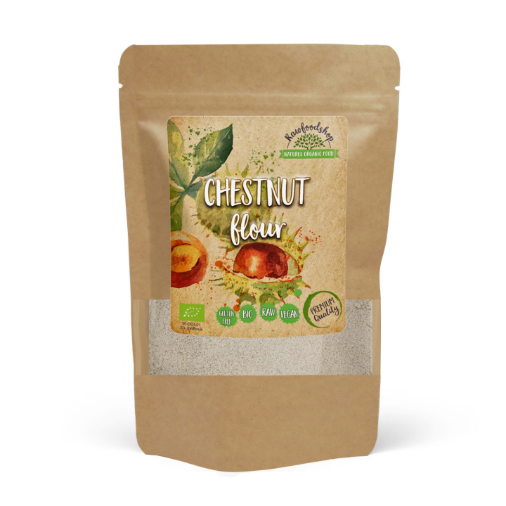 Kastanjajauho LUOMU 500g ryhmässä Raaka-aineet / Leipominen / Jauhot @ Rawfoodshop Scandinavia AB (KNM50)