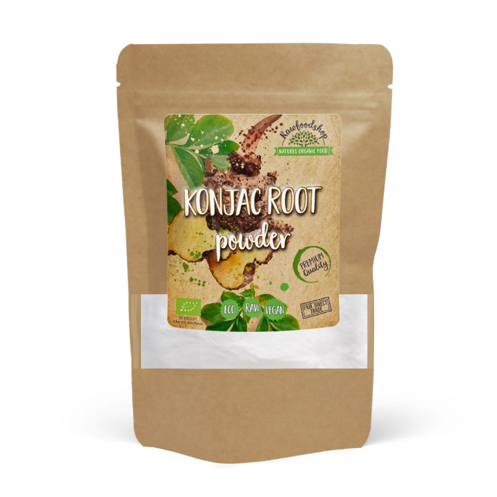Konjak-juuri LUOMU 100g ryhmässä Raaka-aineet / Leipominen / Ainesosat Muut @ Rawfoodshop Scandinavia AB (KRG10)
