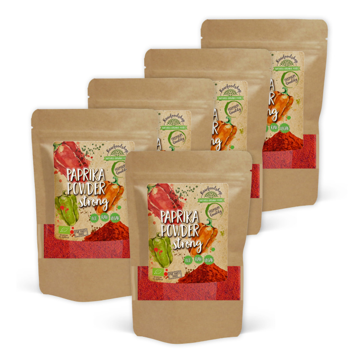 Paprikajauhe Vahva LUOMU 50g x 5 pakettia ryhmässä Raaka-aineet / Ruokakomero / Mausteet & Suola @ Rawfoodshop Scandinavia AB (KRY103-SET5)