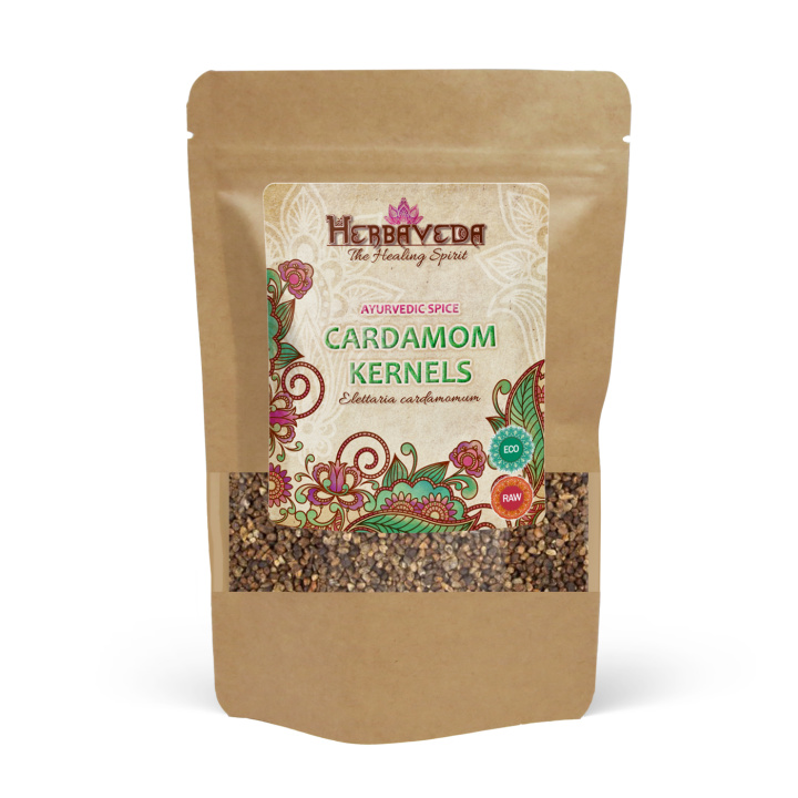 Kardemummansiemenet LUOMU 50g ryhmässä Raaka-aineet / Ruokakomero / Mausteet & Suola @ Rawfoodshop Scandinavia AB (KRY29)