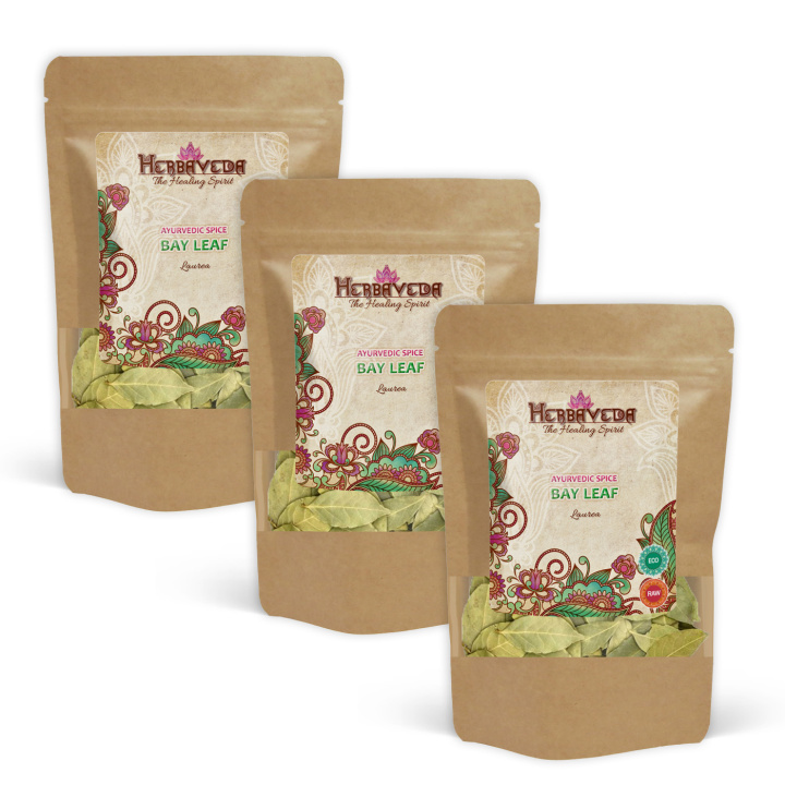 Laakerinlehti LUOMU 20g x 3 pakettia ryhmässä Raaka-aineet / Ruokakomero / Mausteet & Suola @ Rawfoodshop Scandinavia AB (KRY50-SET3)