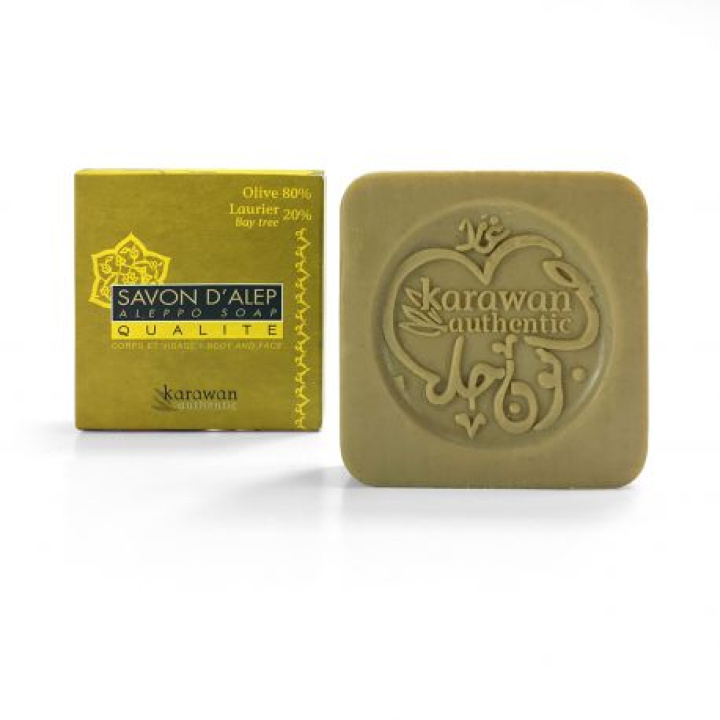 Alepposaippua Laakerinmarjaöljy 20% Qualite 100g ryhmässä Iho & Vartalo / Vartalo / Käsisaippua @ Rawfoodshop Scandinavia AB (KS12-IN)