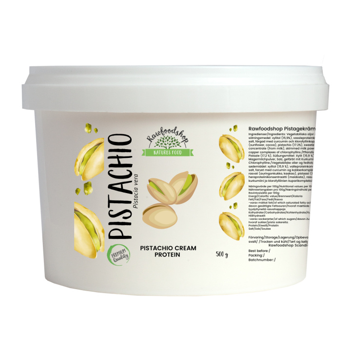 Pistaasikreemi Proteiini 500g ryhmässä Raaka-aineet / Pähkinät / Pistaasipähkinät @ Rawfoodshop Scandinavia AB (L041403001-5)