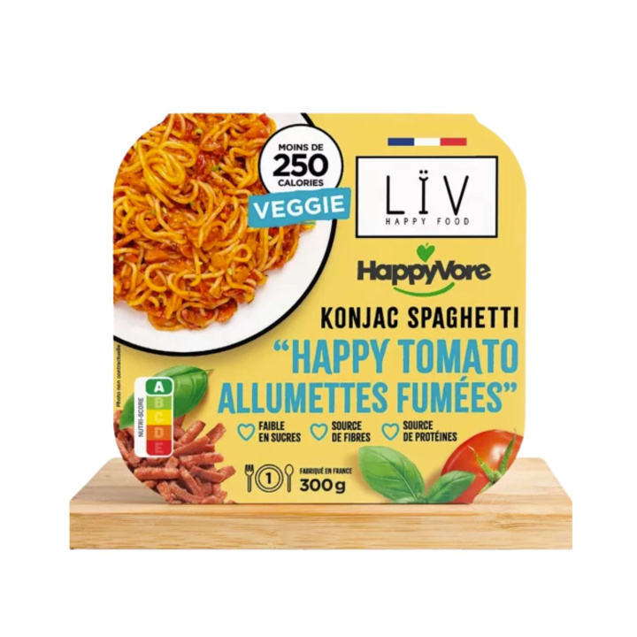 Ateria Konjac‑spagettia tomaattikastikkeessa & savustetuilla vihanneksilla Vähäkalorinen 300g ryhmässä Raaka-aineet / Ruokakomero / Pasta & Nuudelit @ Rawfoodshop Scandinavia AB (LIV009)