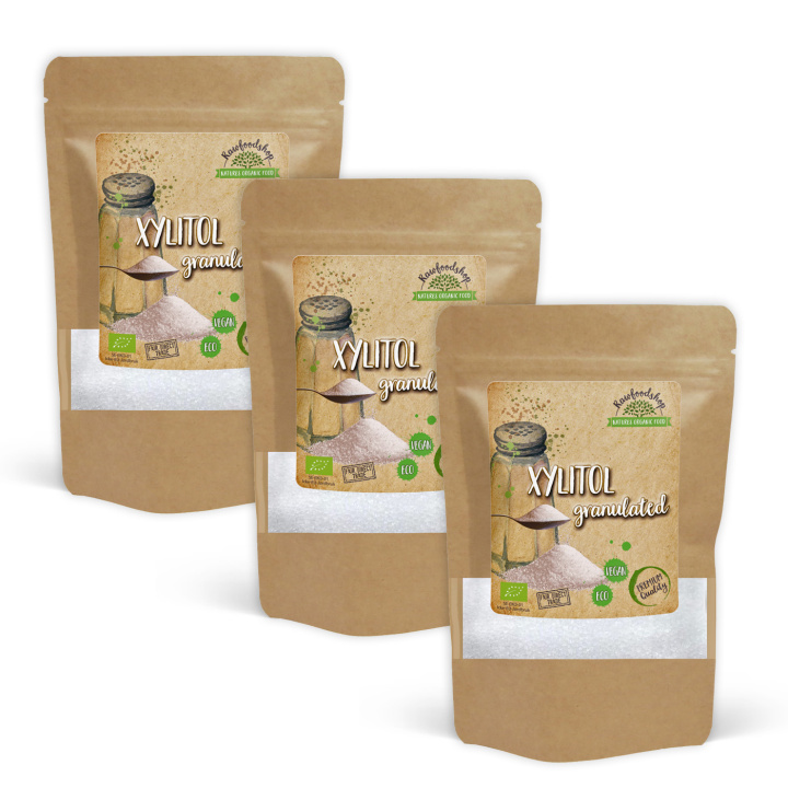 Xylitoli LUOMU 1kg x 3 pakettia ryhmässä Raaka-aineet / Leipominen / Sokerointi @ Rawfoodshop Scandinavia AB (LOW00805061-SET3)