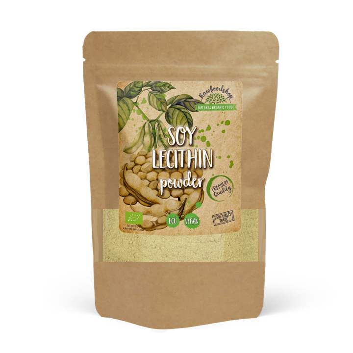 Soijalesitiinijauhe LUOMU 250g ryhmässä Raaka-aineet / Ruokakomero / Maustaminen @ Rawfoodshop Scandinavia AB (LPS25)