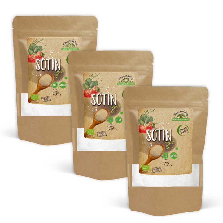 SÖTIN LUOMU 500g x 3 pakettia ryhmässä Raaka-aineet / Leipominen / Sokerointi @ Rawfoodshop Scandinavia AB (LSOT5001020L-SET3)