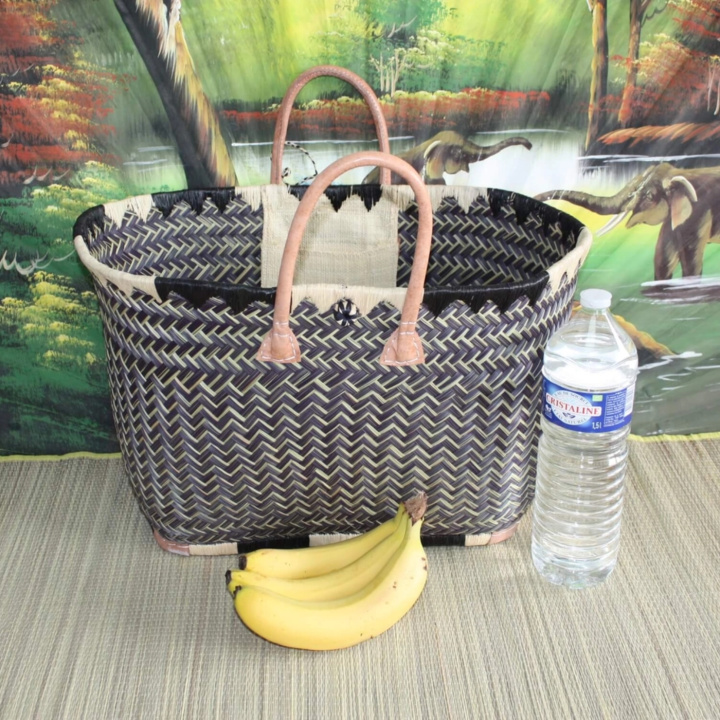 Ostoskassi Musta XXL ryhmässä Koti & Sielu / Harmoninen elämäntapa / Ostoskassit & kangaskassit @ Rawfoodshop Scandinavia AB (MADATOPXXL-S)