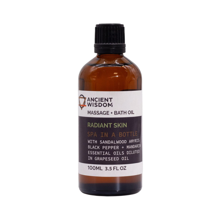 Sandalwood Glow Hierontaöljy 100ml ryhmässä OUTLET 20-80% / Iho & Vartalo 20-50% / Kampanj- Iho & Vartalo @ Rawfoodshop Scandinavia AB (MOLUL-03)