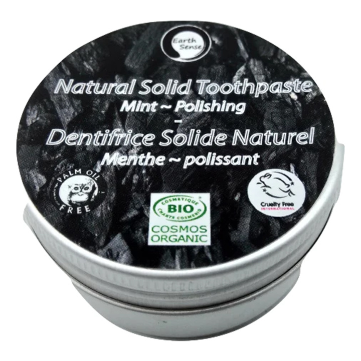 Natural Solid Toothpaste - Polishing 40g ryhmässä Iho & Vartalo @ Rawfoodshop Scandinavia AB (NST02)