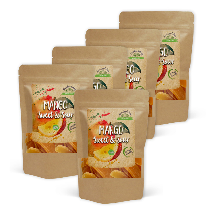 Mango Makeutettu 500g x 5 pakettia ryhmässä Raaka-aineet / Hedelmät & Marjat / Mango @ Rawfoodshop Scandinavia AB (NUTMAN500-SET5)