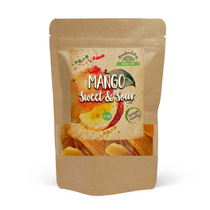 Mango Makeutettu 500g ryhmässä Raaka-aineet / Hedelmät & Marjat / Mango @ Rawfoodshop Scandinavia AB (NUTMAN500)