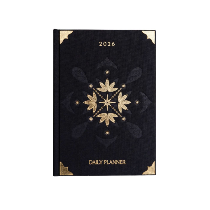 Päiväkirja Motivation 2026 Musta ryhmässä Koti & Sielu / Harmoninen elämäntapa / Kirjat & journalit @ Rawfoodshop Scandinavia AB (PLANNERBLACK25)