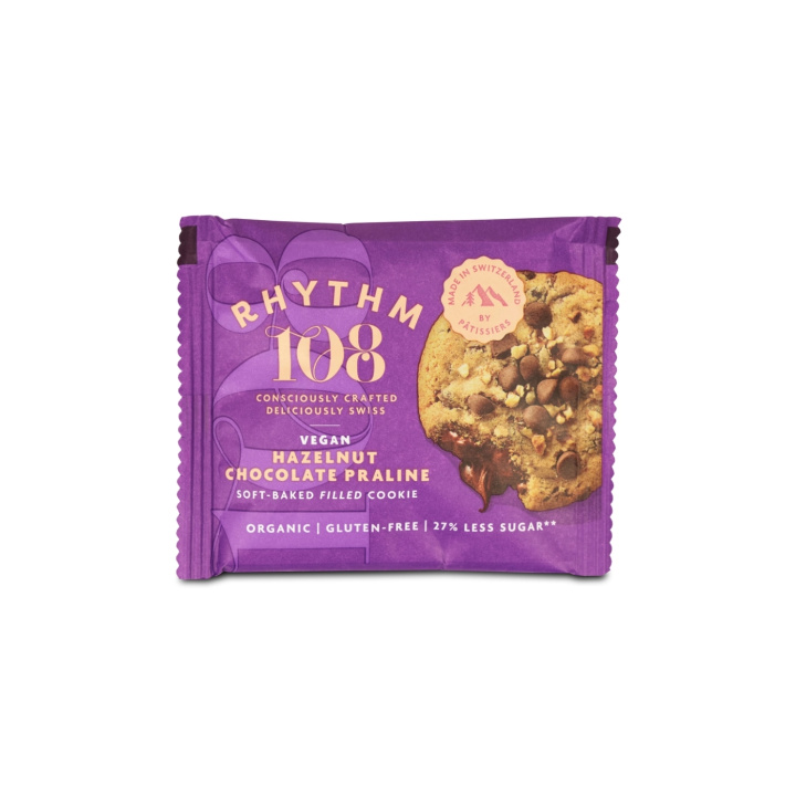Täytetty Cookie Hasselpähkinä Suklaa Praliini LUOMU 50g ryhmässä Raaka-aineet / Ruokakomero / Pikkuleivät @ Rawfoodshop Scandinavia AB (R108SFCHC01EU)