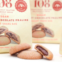 Täytetyt Keksit Hasselpähkinä Suklaa Praliini LUOMU 135g