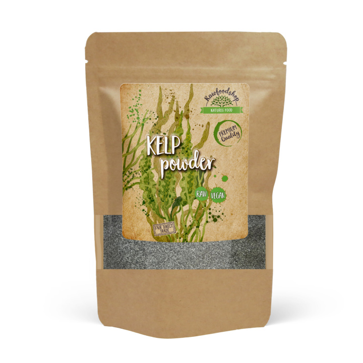 Kelp Jauhe Villinä 250g ryhmässä Raaka-aineet / Terveysruoka / Levät & Merilevät @ Rawfoodshop Scandinavia AB (RALG100217E-250)