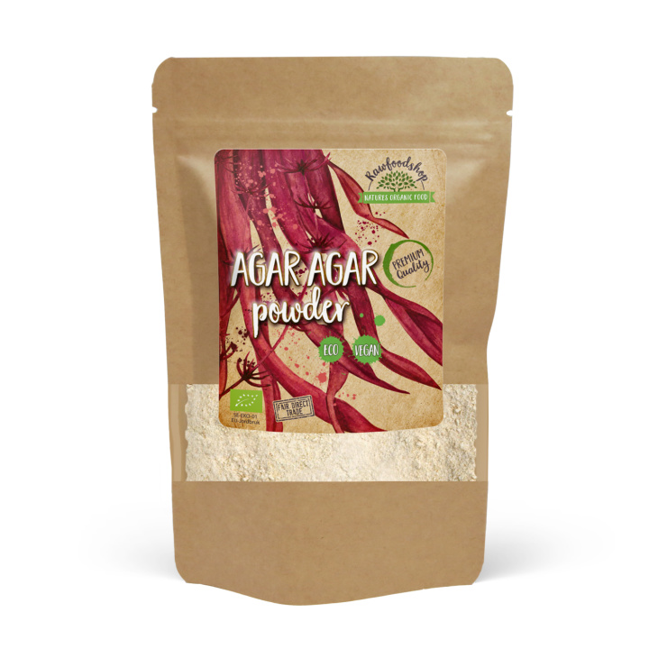 Agar Agar jauhe LUOMU 200g ryhmässä Raaka-aineet / Leipominen / Ainesosat Muut @ Rawfoodshop Scandinavia AB (RALG200006E)