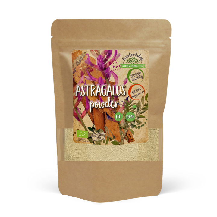 Astragalus Jauhe LUOMU 125g ryhmässä Ravintolisät / Yrtit ja Kasvit / Yrtit @ Rawfoodshop Scandinavia AB (RAW00200)