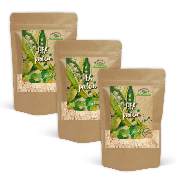 Herneproteiini LUOMU 500g x 3 pakettia ryhmässä Raaka-aineet / Terveysruoka / Proteiinijauhe @ Rawfoodshop Scandinavia AB (RAW00218-SET3)