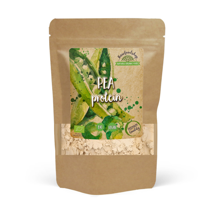 Herneproteiini LUOMU 500g ryhmässä Raaka-aineet / Terveysruoka / Proteiinijauhe @ Rawfoodshop Scandinavia AB (RAW00218)