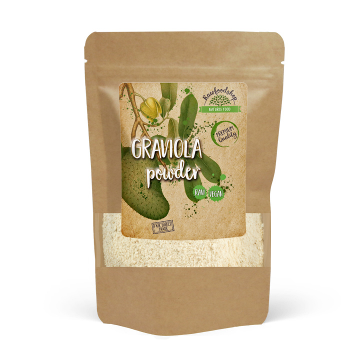 Graviola-jauhe 125g ryhmässä Raaka-aineet / Hedelmät & Marjat / Hedelmäjauhe @ Rawfoodshop Scandinavia AB (RAW053)