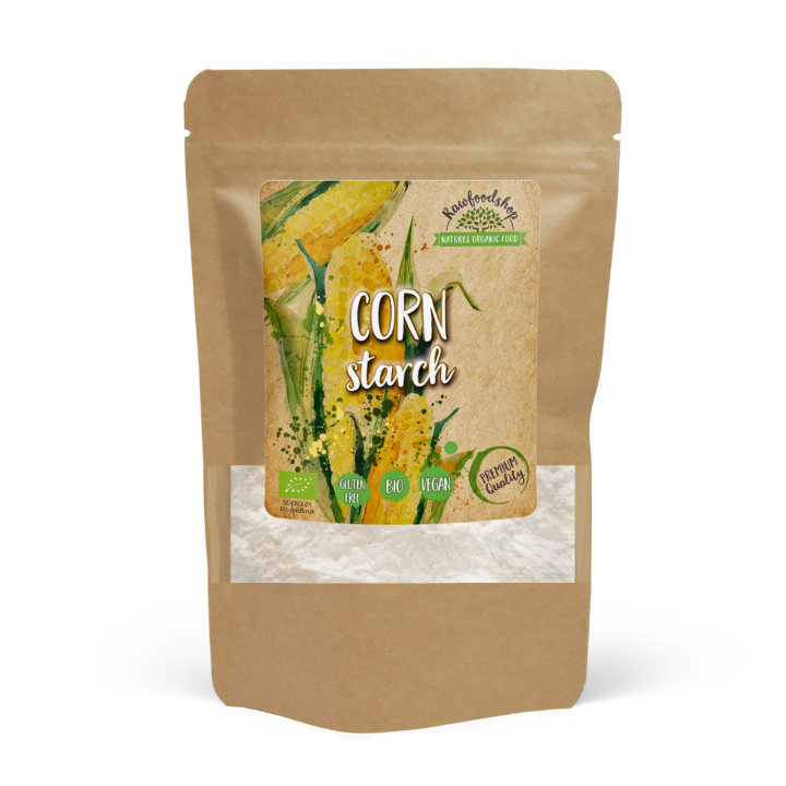 Maissitärkkelys LUOMU 250g ryhmässä Raaka-aineet / Leipominen / Jauhot @ Rawfoodshop Scandinavia AB (RAW9362)
