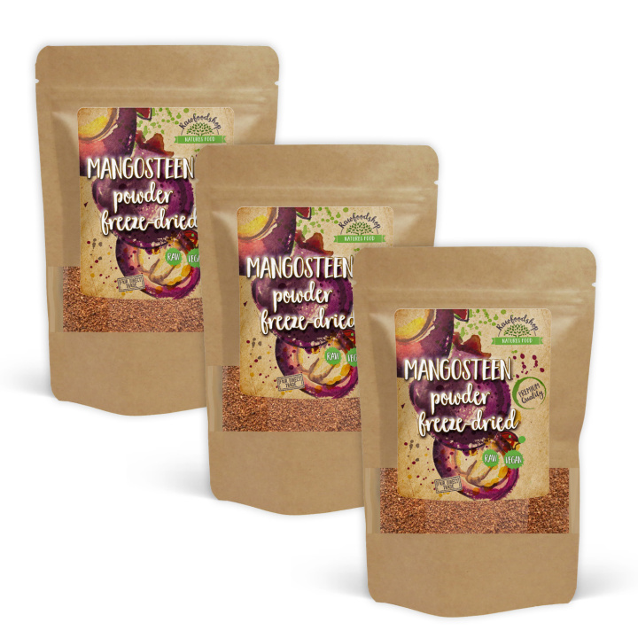 Mangostaanijauhe Pakastekuivattu 125g x 3 pakettia ryhmässä Raaka-aineet / Hedelmät & Marjat / Hedelmäjauhe @ Rawfoodshop Scandinavia AB (RAWPFRUP003VILD-SET3)