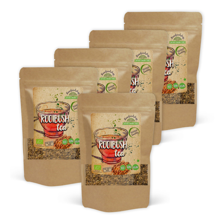 Rooibush Tee LUOMU 100g x 5 pakettia ryhmässä Raaka-aineet / Juomat / Teet @ Rawfoodshop Scandinavia AB (RBT10-SET5)