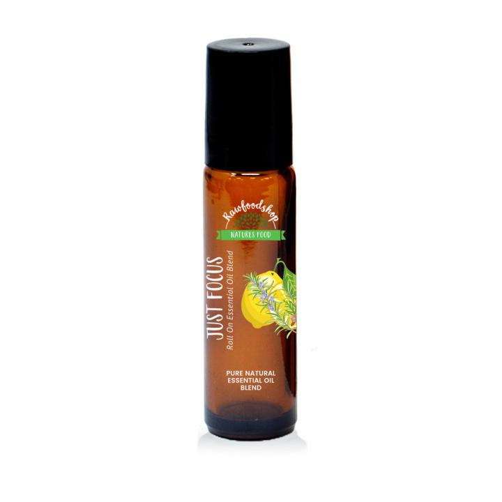 Just Focus Essential Oil Blend Roll On 10 ml ryhmässä OUTLET 20-80% / Iho & Vartalo 20-50% / Kampanj- Iho & Vartalo @ Rawfoodshop Scandinavia AB (REBIUL-05)