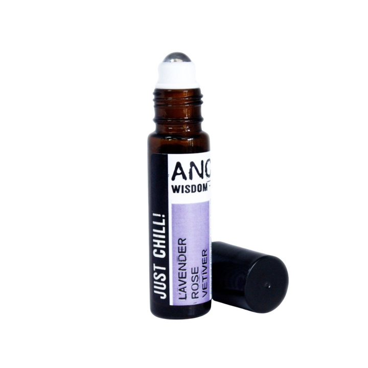 Just Chill Essential Oil Blend Roll On 10ml ryhmässä OUTLET 20-80% / Iho & Vartalo 20-50% / Kampanj- Iho & Vartalo @ Rawfoodshop Scandinavia AB (REBIUL-07)