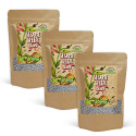 Seesaminsiemenet Mustat LUOMU 100g x 3 pakettia