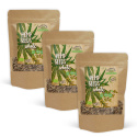 Kuorimattomat hampunsiemenet LUOMU 500g x 3 pakettia