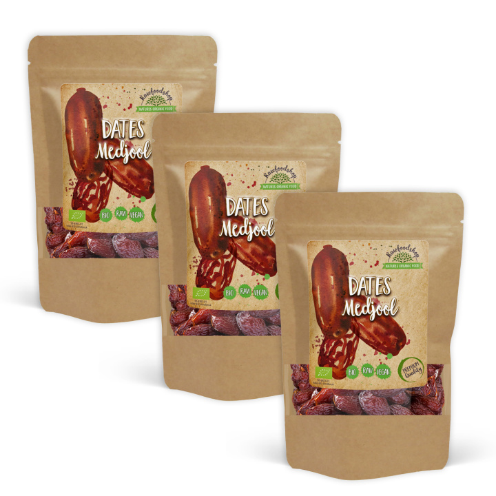Medjool-taatelit LUOMU 1kg x 3 pakettia ryhmässä Raaka-aineet / Hedelmät & Marjat / Taatelit @ Rawfoodshop Scandinavia AB (RFRU500355E1000-SET3)