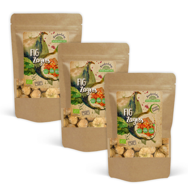 Viikunat Zagros LUOMU 500g x 3 pakettia ryhmässä Raaka-aineet / Hedelmät & Marjat / Viikuna @ Rawfoodshop Scandinavia AB (RFRU500361E-SET3)