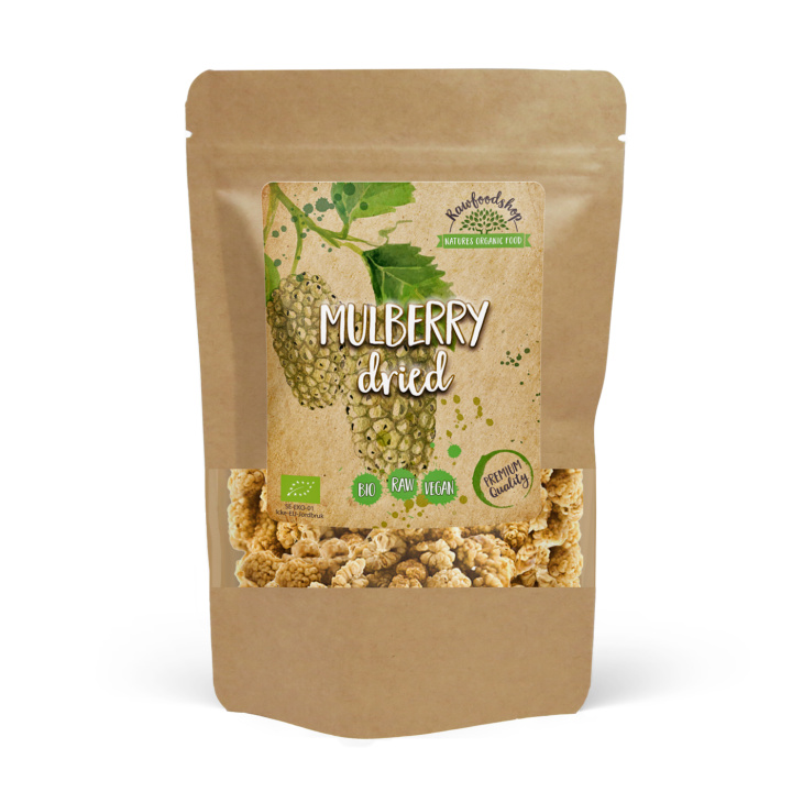 Mulperit LUOMU 500g ryhmässä Raaka-aineet / Hedelmät & Marjat / Mulberry @ Rawfoodshop Scandinavia AB (RFRU500379E)