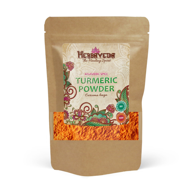 Kurkuma LUOMU 100g ryhmässä Raaka-aineet / Ruokakomero / Mausteet & Suola @ Rawfoodshop Scandinavia AB (RKRY100162E)