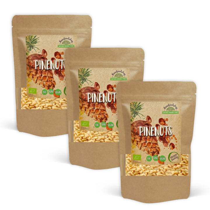 Pinjansiemenet LUOMU 100g x 3 pakettia ryhmässä Raaka-aineet / Pähkinät / Pinjansiemenet @ Rawfoodshop Scandinavia AB (RNOT100461E-SET3)