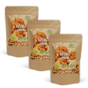  Saksanpähkinäpalat RAW LUOMU 500g x 3 pakettia