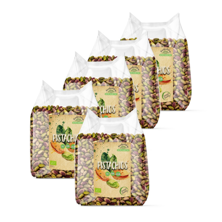 Pistaasipähkinät Premium RAW LUOMU 500g x 5 pakettia ryhmässä Raaka-aineet / Pähkinät / Pistaasipähkinät @ Rawfoodshop Scandinavia AB (RNOT200263E-SET5)